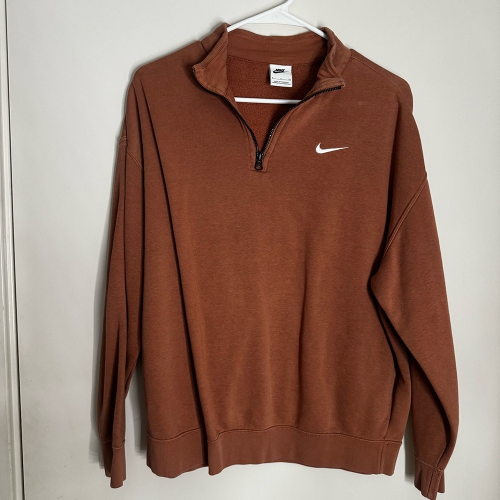 Nike Women’s Rust Zip-Up Sweater